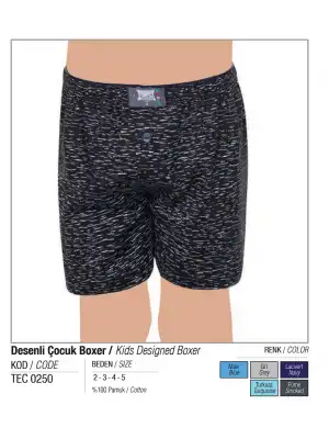 Tutku Çocuk Desenli Boxer