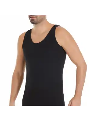 Yıldız Likralı Formen Atlet Siyah