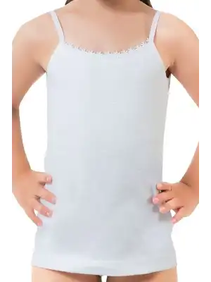 Seher Kız İp Askı Papatyalı Atlet