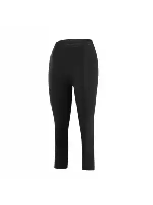 Yıldız Likralı Kapri Tayt Siyah