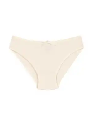 Yıldız Likralı Kaşkorse Bikini Ekru