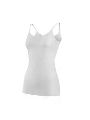 Yıldız Likralı İp Askılı Biyeli Atlet Ekru