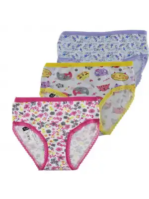 Tutku Kız Elastan Empirme Kız Çocuk Slip Külot