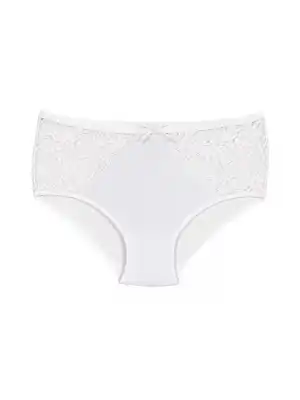 Yıldız Likralı Dantelli Bato Beyaz