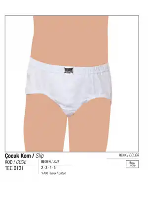 Tutku Erkek Çocuk Slip Külot