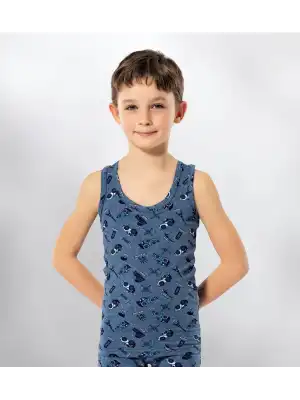 Kota Baskılı Çocuk Atlet