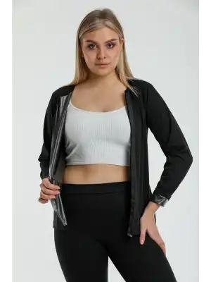 Wakor Sauna Fermuarlı Uzun Kol W4414