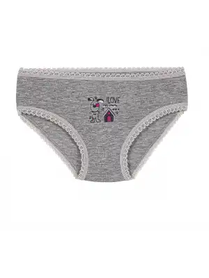 Yıldız Likralı Kız Baskılı Dantelli