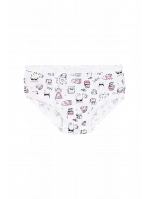 Yıldız Likralı Kız Desenli Kilot