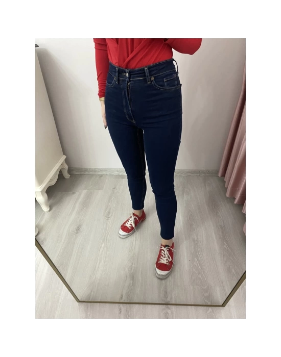 Koyu Lacivert Skinny Jean