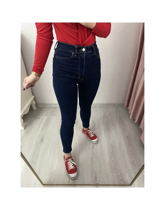 Koyu Lacivert Skinny Jean