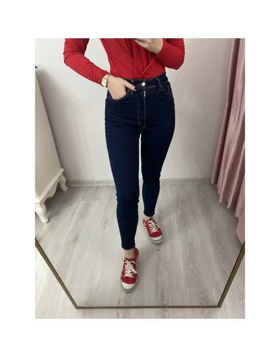 Koyu Lacivert Skinny Jean