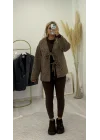 Önü Bağlamalı Yumuşak Dokulu Hırka