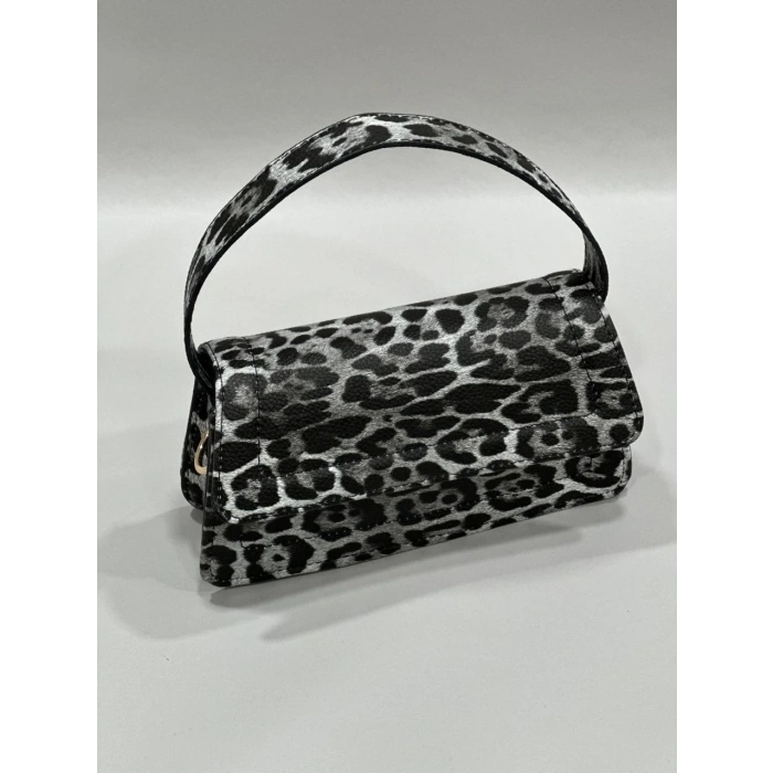 Céleste Kadın Çanta - Siyah Leopar
