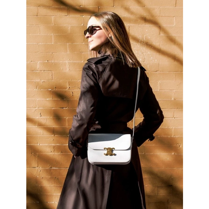 Celine Triomphe Kadın Çanta - Beyaz