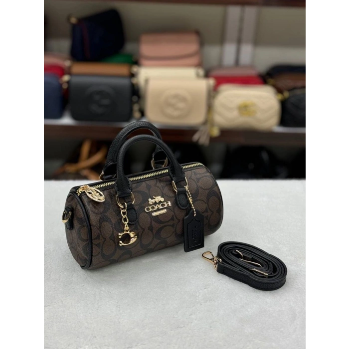 Coach Rowan Long Kadın Çanta - Kahve Desen