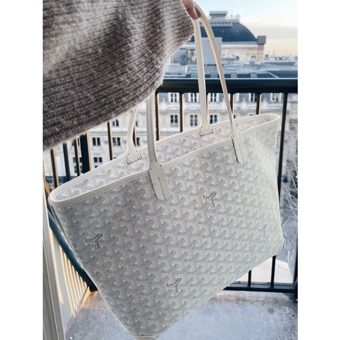 Goyard Artois Tote Kadın Çanta - Beyaz