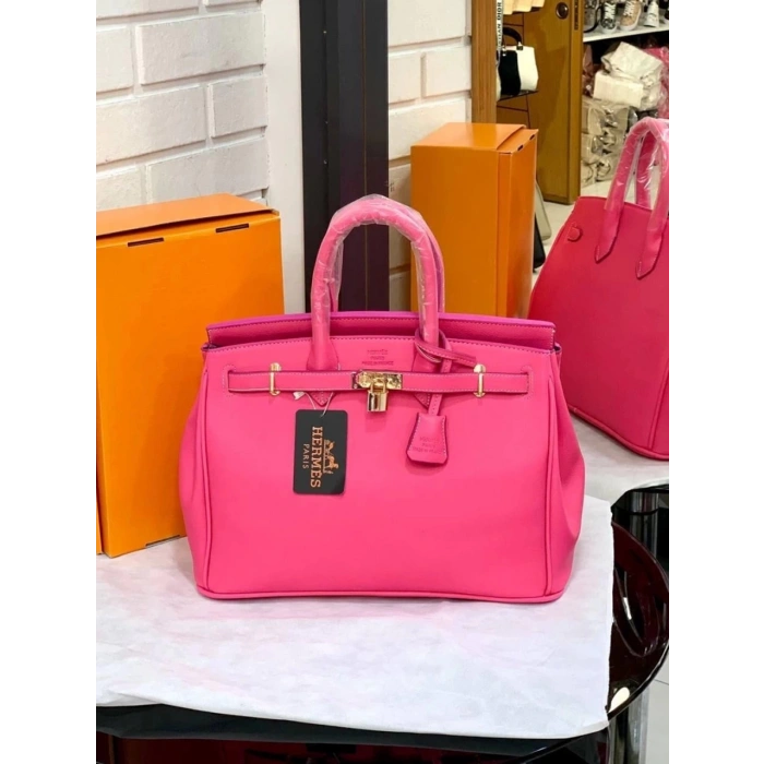 Hermes Birkin Kadın Çanta - Pembe