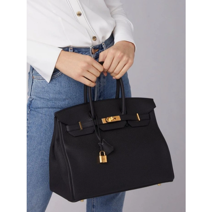 Hermes Birkin Kadın Çanta - Siyah