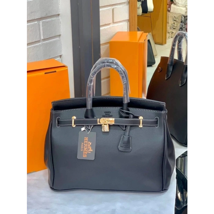 Hermes Birkin Kadın Çanta - Siyah