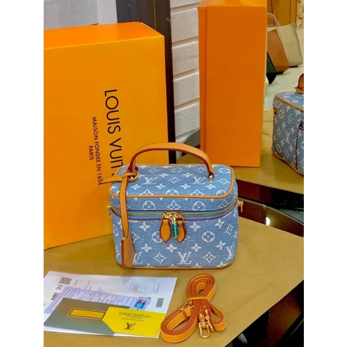 Louis Vuitton El Çantası - Kot Mavi