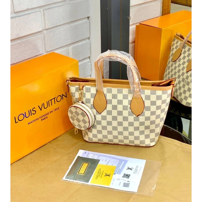 Louis Vuitton Küçük Cüzdanlı Kadın Çanta - Bej