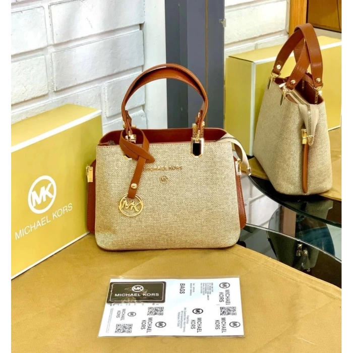 Michael Kors Kadın Çanta - Hasır Taba