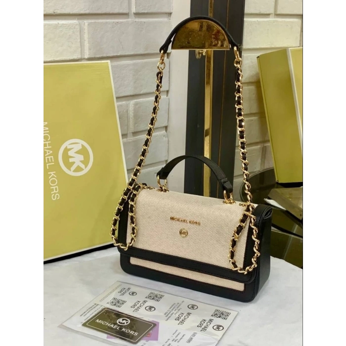 Michael Kors Omuz Kadın Çanta - Hasır Siyah