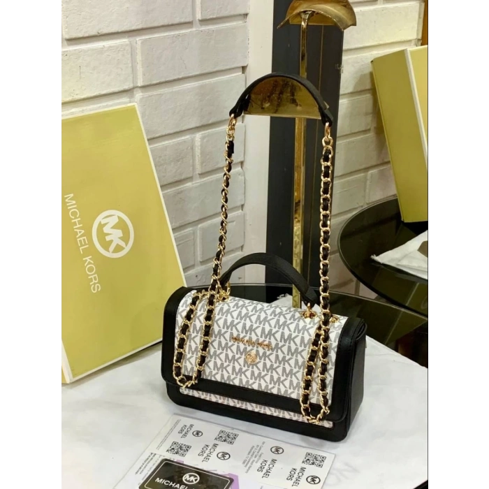 Michael Kors Omuz Kadın Çanta - Siyah Beyaz