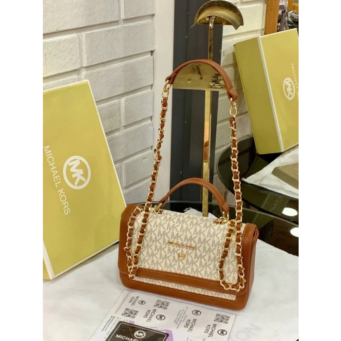 Michael Kors Omuz Kadın Çanta - Krem Kahve