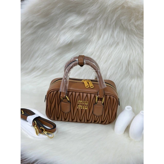 Miu Miu Arcadie Mini Kadın Çanta - Taba