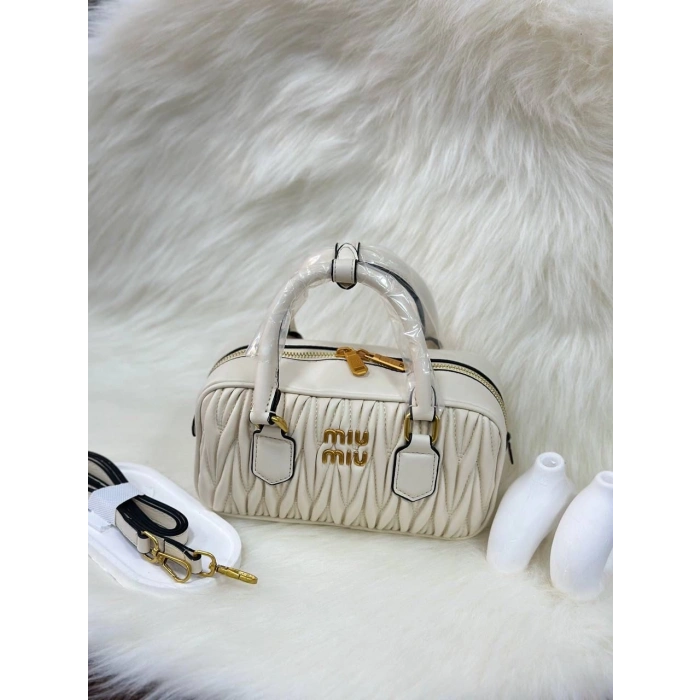 Miu Miu Arcadie Mini Kadın Çanta - Bej