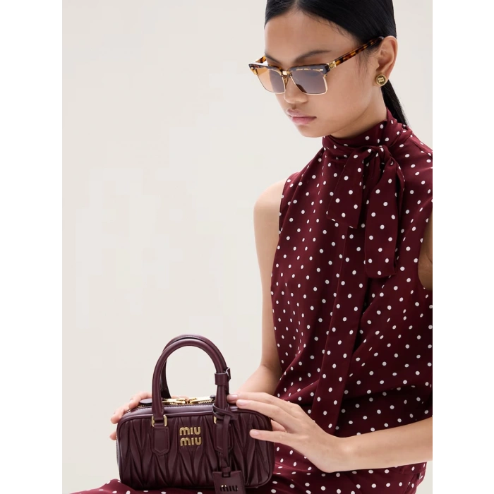 Miu Miu Arcadie Mini Kadın Çanta - Bordo