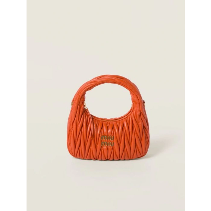 Miu Miu Wander Matelassé Çanta - Turuncu