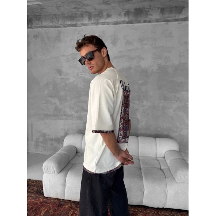 Rise Oversize Unisex Tshirt - Beyaz