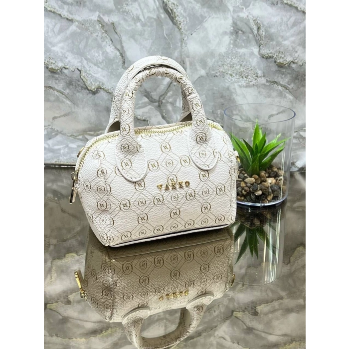 Vakko Mini Kadın Çanta - Beyaz