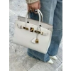Hermes Birkin Kadın Çanta - Beyaz
