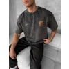 Yeni Sezon! FCB Oversize Unisex Tshirt - Siyah