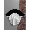 Yeni Sezon! NK Basic Oversize Unisex Tshirt - Siyah Beyaz