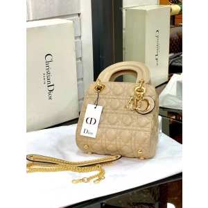 Christian Dior Lady Mini Çanta - Bej