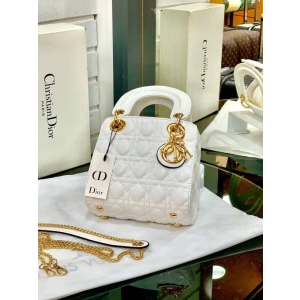 Christian Dior Lady Mini Çanta - Beyaz