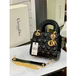 Christian Dior Lady Mini Çanta - Siyah