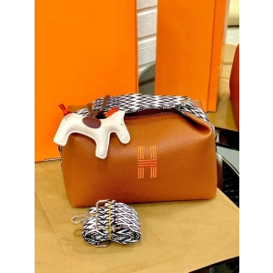 Hermes Bride Atlı Çanta - Kahverengi