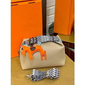 Hermes Bride Atlı Çanta - Vizon