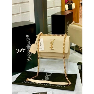 Saint Laurent Omuz Çanta - Bej