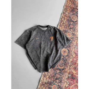 Yeni Sezon! FCB Oversize Unisex Tshirt - Siyah