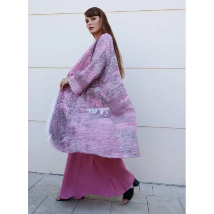 PALETTE DOKUMA KIŞ KAFTANI