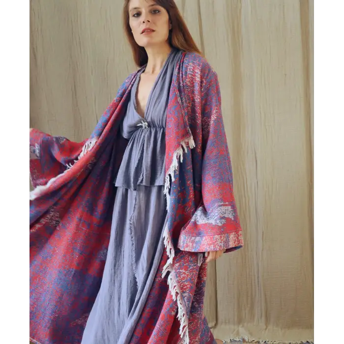 PALETTE DOKUMA KIŞ KAFTANI