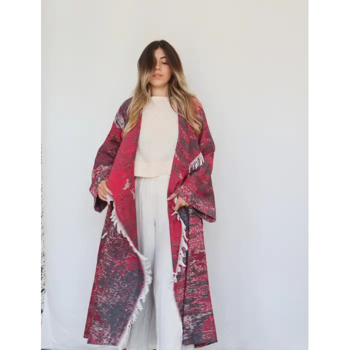 PALETTE DOKUMA KIŞ KAFTANI