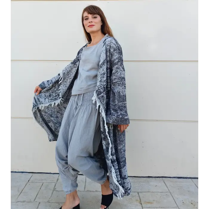 PALETTE DOKUMA KIŞ KAFTANI